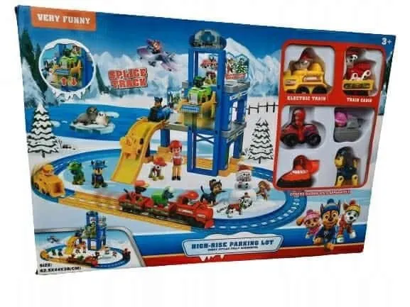 Zabawka Paw Patrol High Rise Parking Lot - Tor i Pociąg Elektryczny