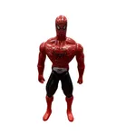 Figurka Spiderman czerwono-czarna plastikowa - 6 szt.