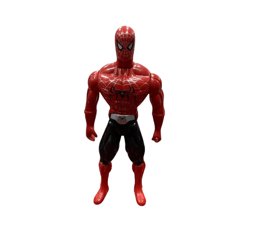 Figurka Spiderman czerwono-czarna plastikowa - 6 szt.
