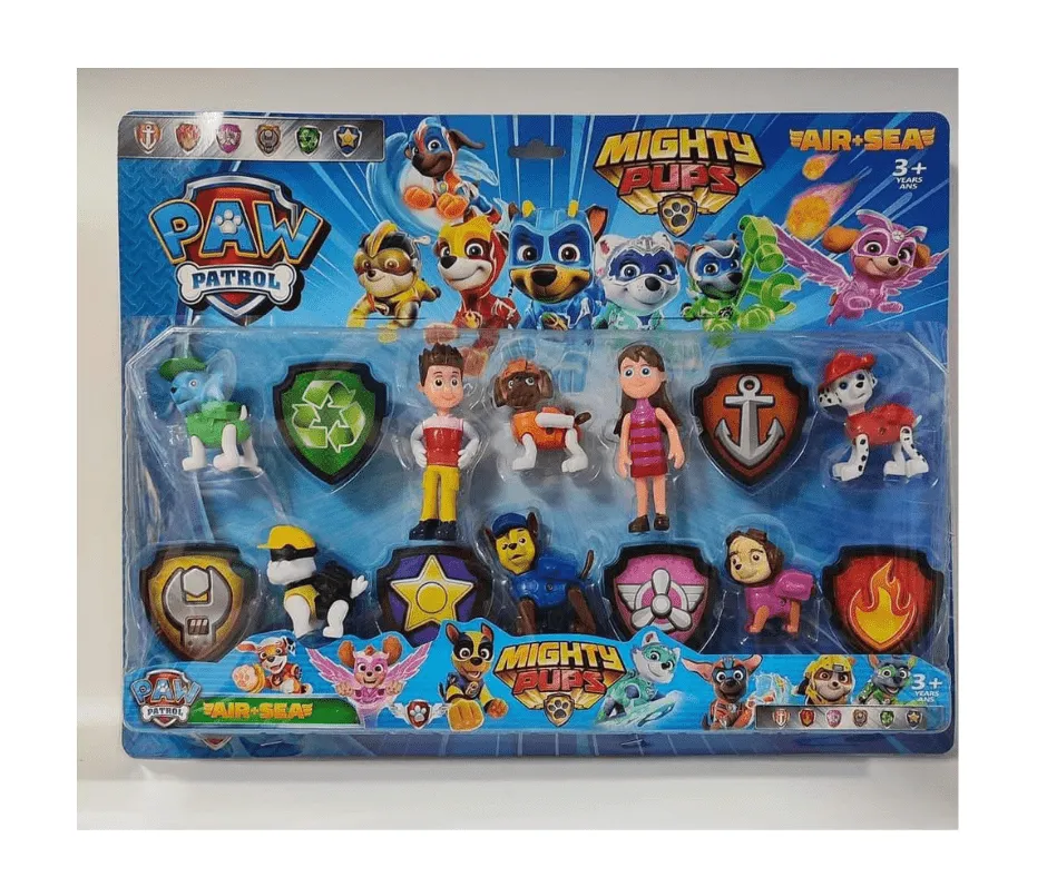 Zabawka Figurki Paw Patrol Mighty Pups Air + Sea Zestaw