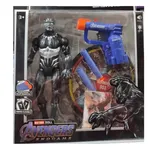 Figurka Avengers Black Panther z wyrzutnią i kartami, zestaw 6 szt.