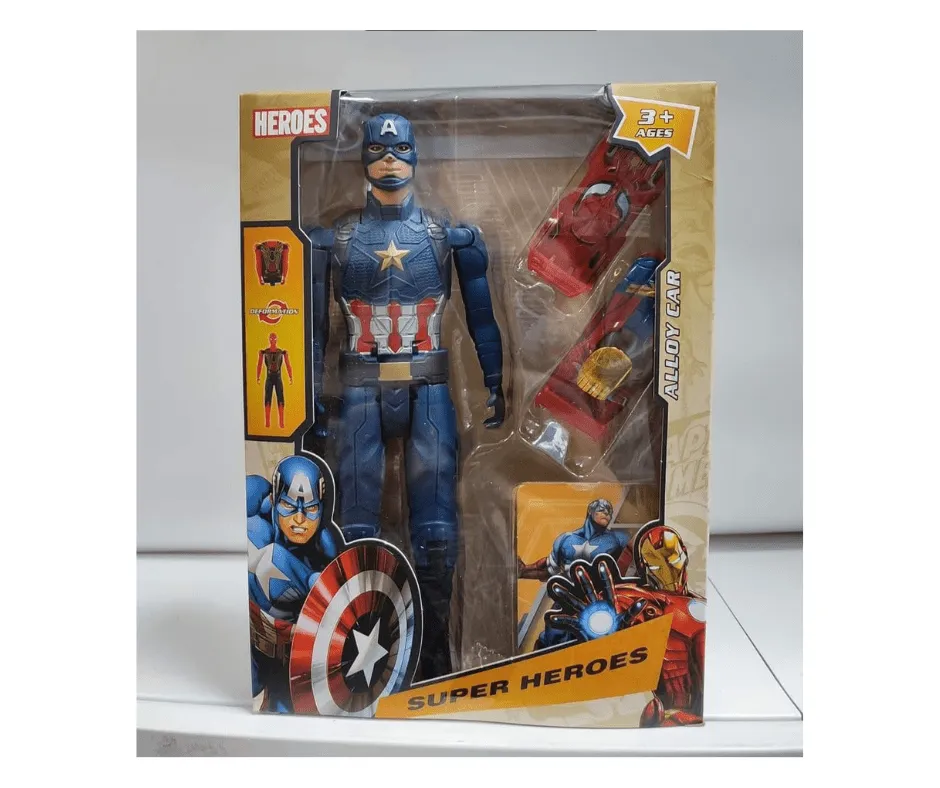 Figurka Kapitan Ameryka z Alloy Car Avengers 3+