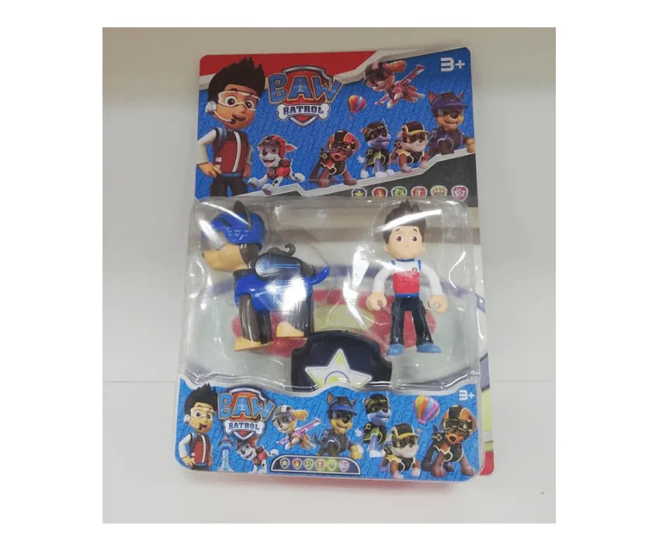 Zabawka Figurki Paw Patrol - Zestaw Chase i Ryder, Blister