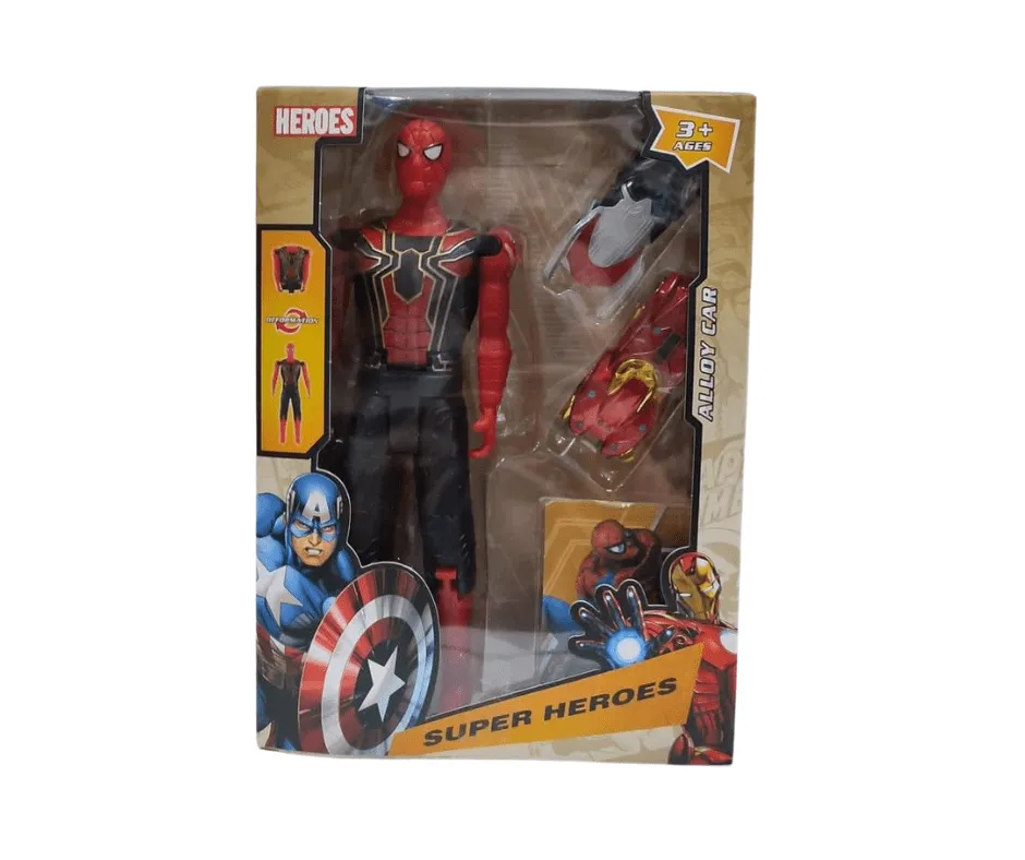 Figurki Avengers Spider-Man z akcesoriami, 6 szt