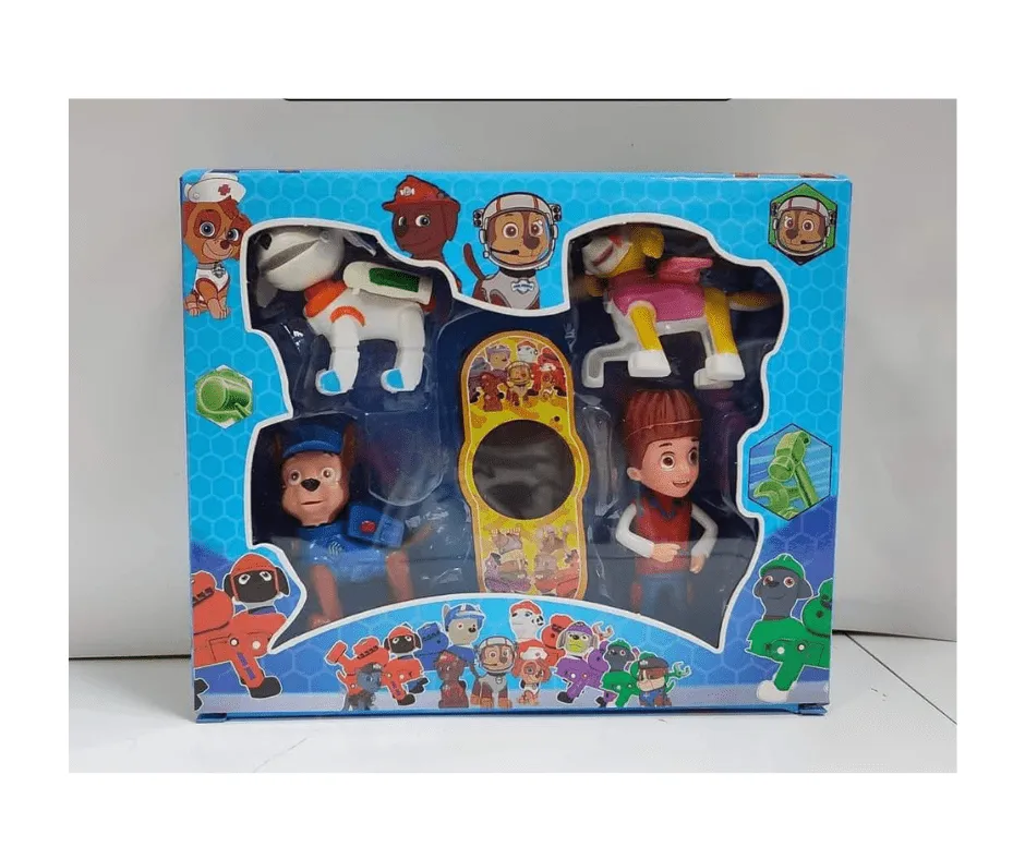 Zestaw figurek Psi Patrol 4PCS - Zabawka Paw Patrol