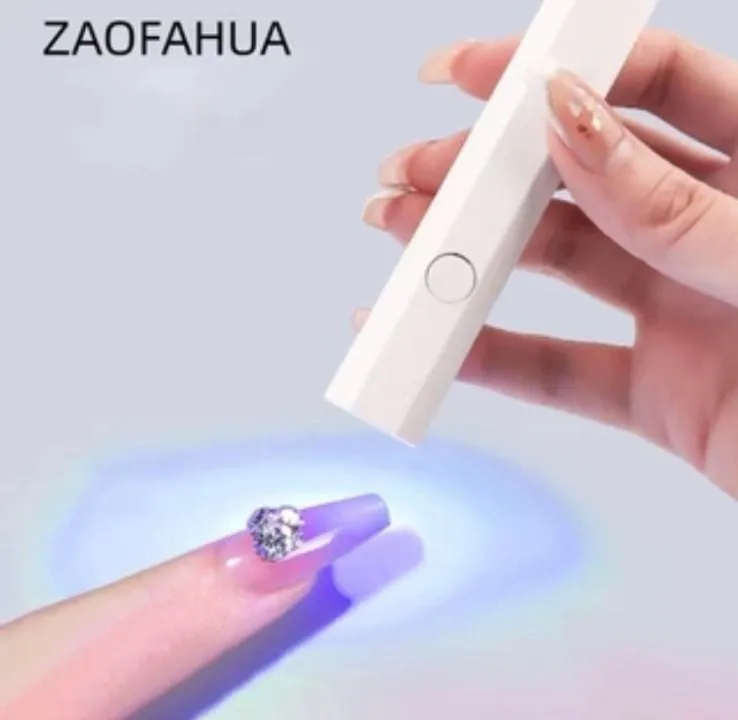 Mini Lampa UV/LED do Paznokci Przenośna Biała ZAOFAHUA