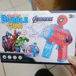 Pistolet do baniek Bubble Gun Avengers Spider-Man automat 6szt