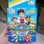 Gra Karty UNO Paw Patrol Psi Patrol - Zestaw 12 sztuk