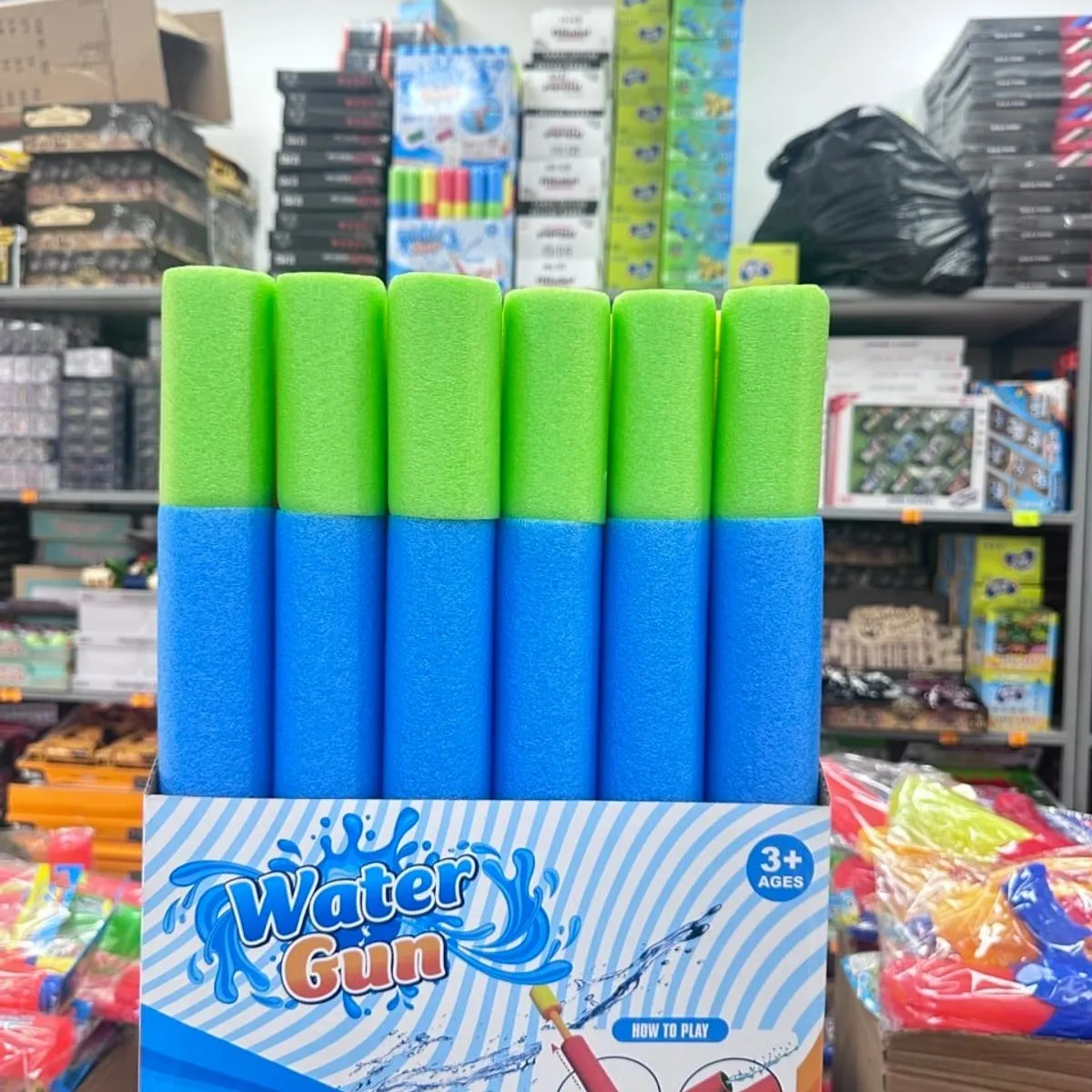 Pistolety Water Gun Piankowe Sikawki 12 szt. 3+