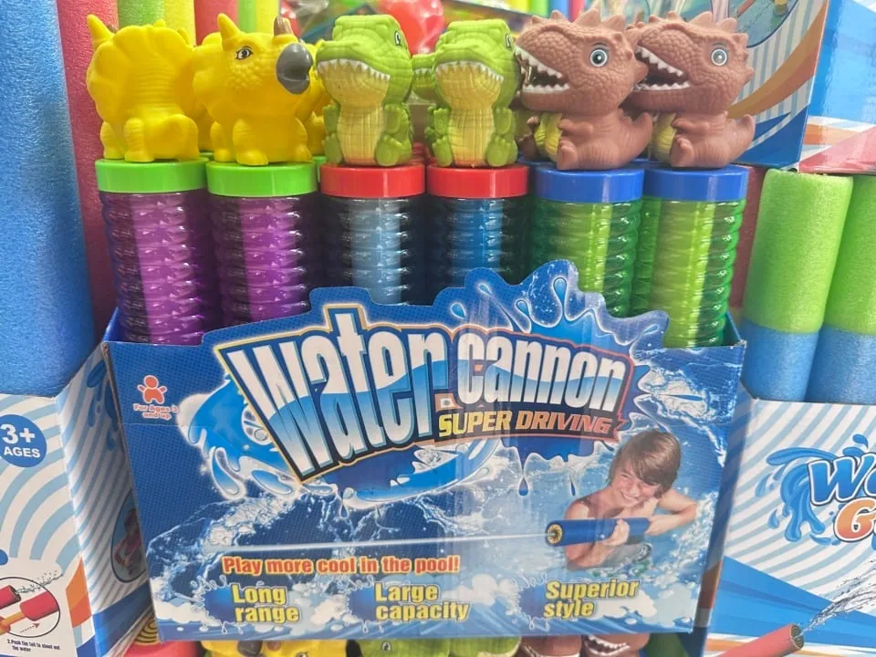 Pistolety wodne Water Cannon Dinozaury 24szt