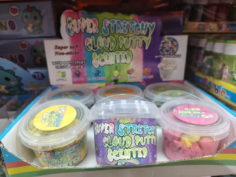 Super Stretchy Cloud Putty Scented - Pachnąca Masa Chmurka 6 szt.