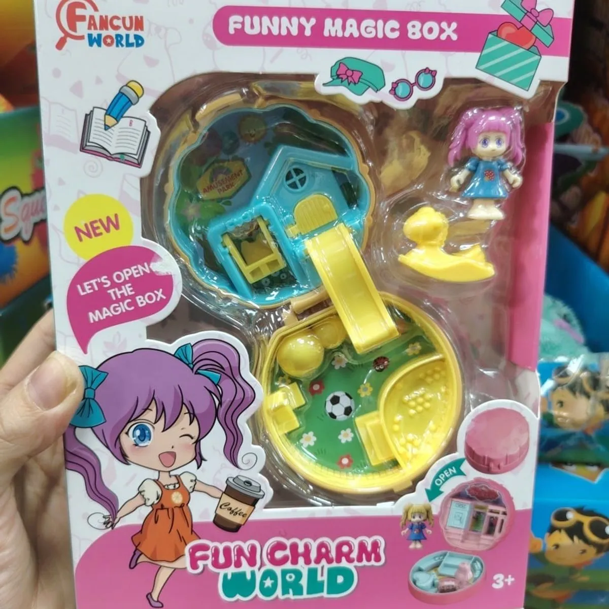 Zabawki Funny Magic Box - Mini Zestaw z Laleczką i Akcesoriami 12szt
