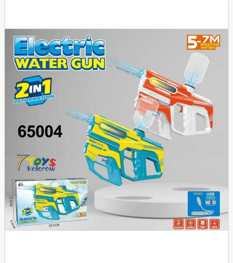 Pistolet na wodę elektryczny 2w1 29.5cm zasięg 7m