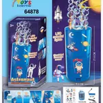 Maszynka do baniek Astronaut LED 21.6cm 6szt