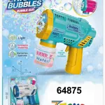 Rich Bubble Gun - Automat do baniek 12 otworów, światło, mix