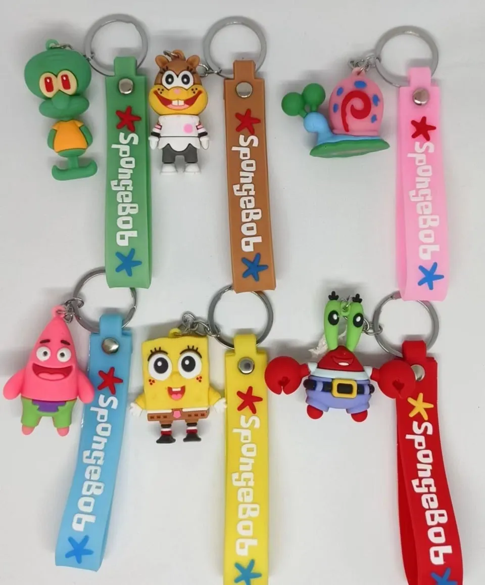 Breloki SpongeBob postacie z zawieszką, 24 szt. PK15319