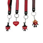 Brelok do Kluczy Serce Love z Paskiem Advance Bravely, 24 szt.