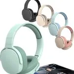 Słuchawki bezprzewodowe Bluetooth nauszne, mix kolorów, 6 szt.