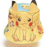 Czapka Rybaczka Pikachu z Uszami Żółta dla Dzieci H1288-50