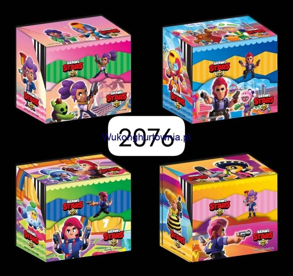 Karty Brawl Stars Trading Card Game - Zestaw 6 Opakowań