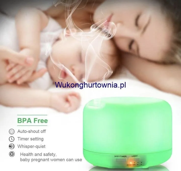Dyfuzor zapachowy LED kolorowy Silent Life 28dB