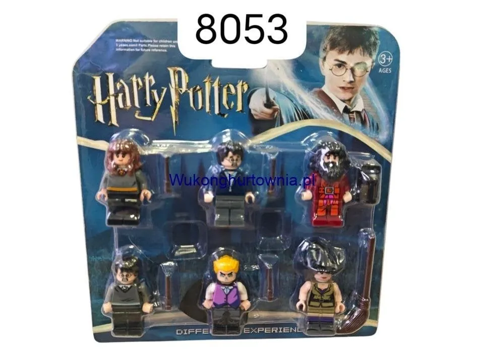 Figurki Harry Potter zestaw 6 szt klockowe mini figurki 3+