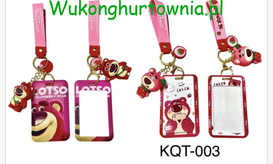 Przywieszka do Bagażu Brelok Lotso Strawberry Bear 12szt