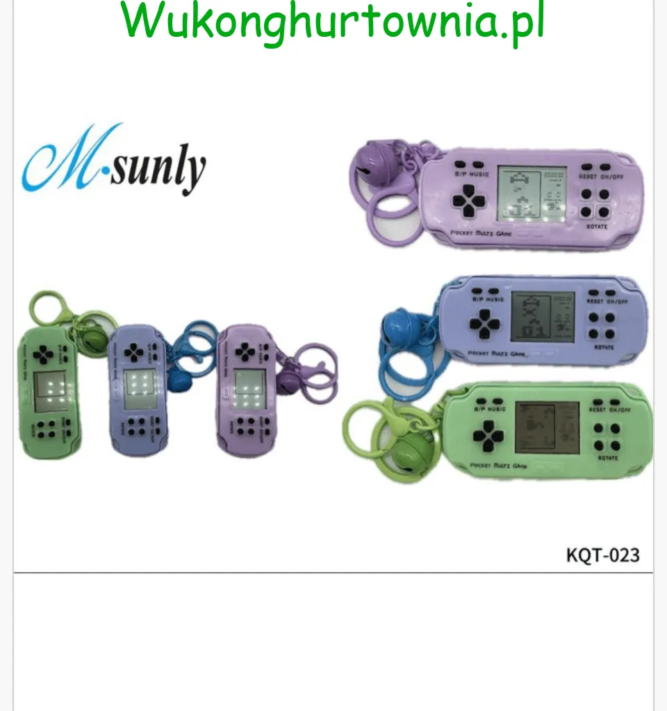 Brelok Gra Elektroniczna Pocket Multi Game Msunly 12szt