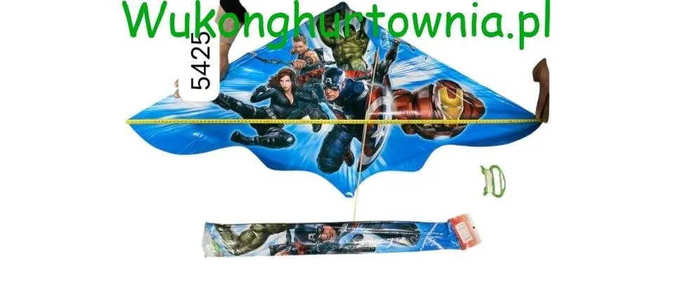 Latawiec foliowy Avengers z linką i uchwytem PK15694