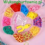 Zestaw Startowy do Robienia Bransoletek z Gumek - Organizer Jabłko