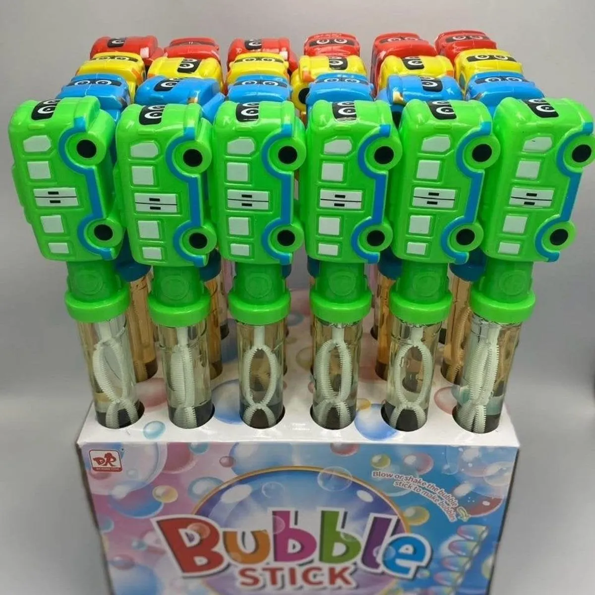 Bańki Mydlane dla Dzieci Bubble Stick Autka 24 szt. PK15712