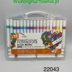 Markery akrylowe 48 kolorów ZhongCai FD-602 w etui