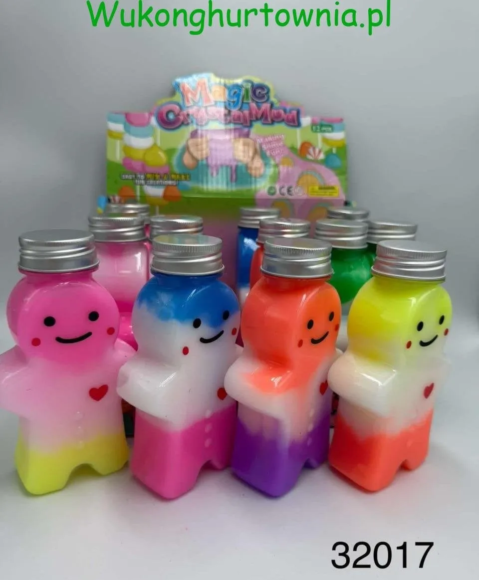 Zabawki Slime Magic Crystal Mud Figurki Ludziki 12 szt