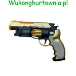 Pistolety dla dzieci Superior Pistol, złoto-czarny rewolwer