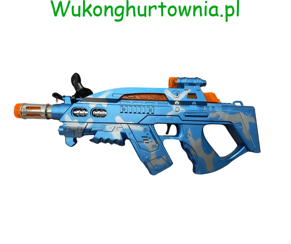 Pistolety dla Dzieci Niebieski Karabin Camo 6 szt. PK15770