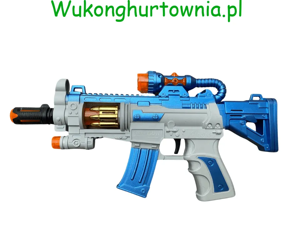 Karabin Special Gun Niebiesko-Szary dla Dzieci, 6 szt.