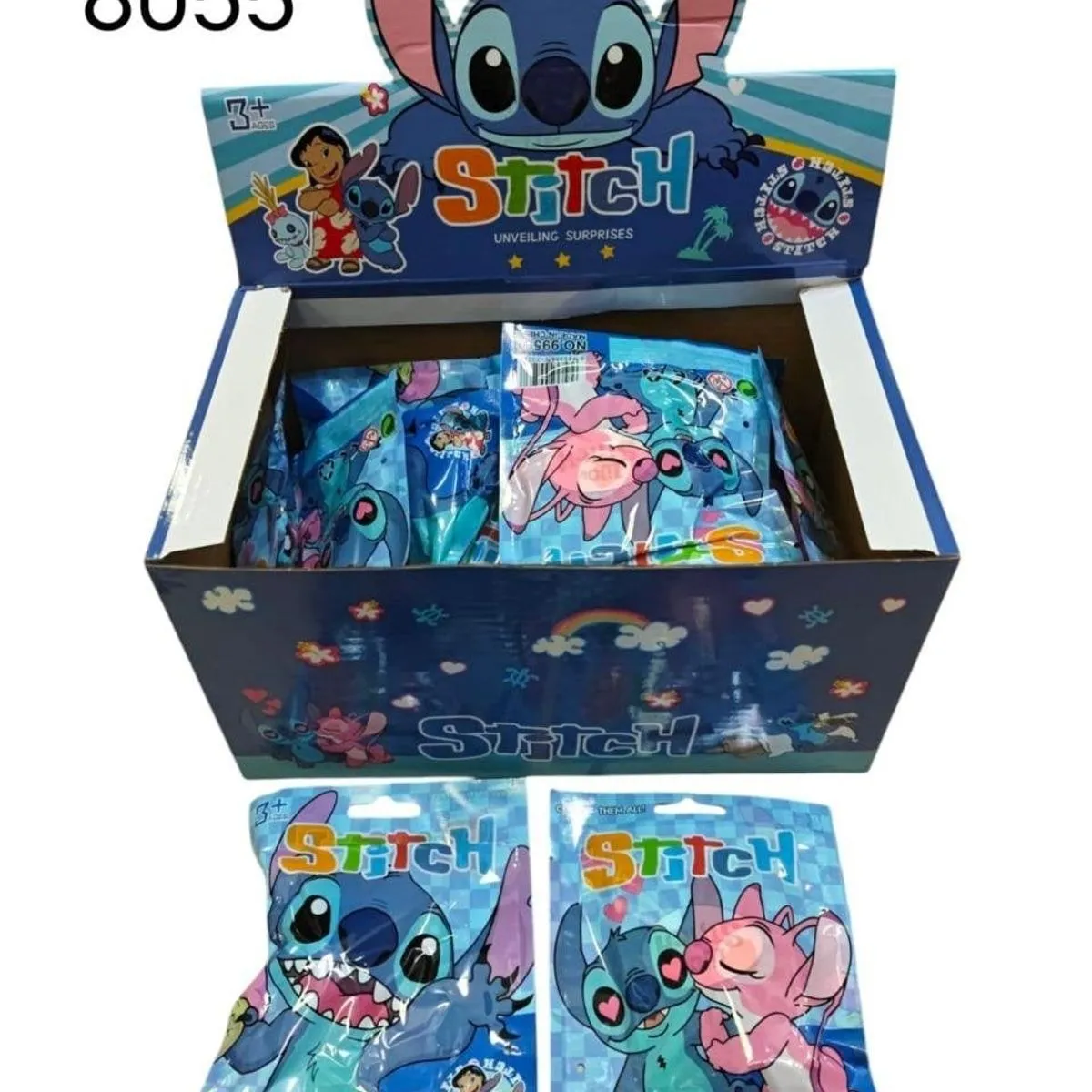 Saszetki Stitch - Figurki Niespodzianki, Opak. 24 szt