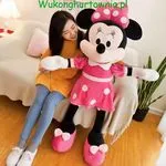 Duża Maskotka Pluszowa Myszka Minnie 75cm Różowa w Grochy