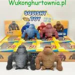 Zabawka Squishy Toy Goryl Antystresowy, 8 szt.