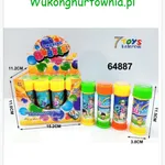 Bańki Mydlane 60ml Amusing Bubble 7 Toys, zestaw 24 szt.