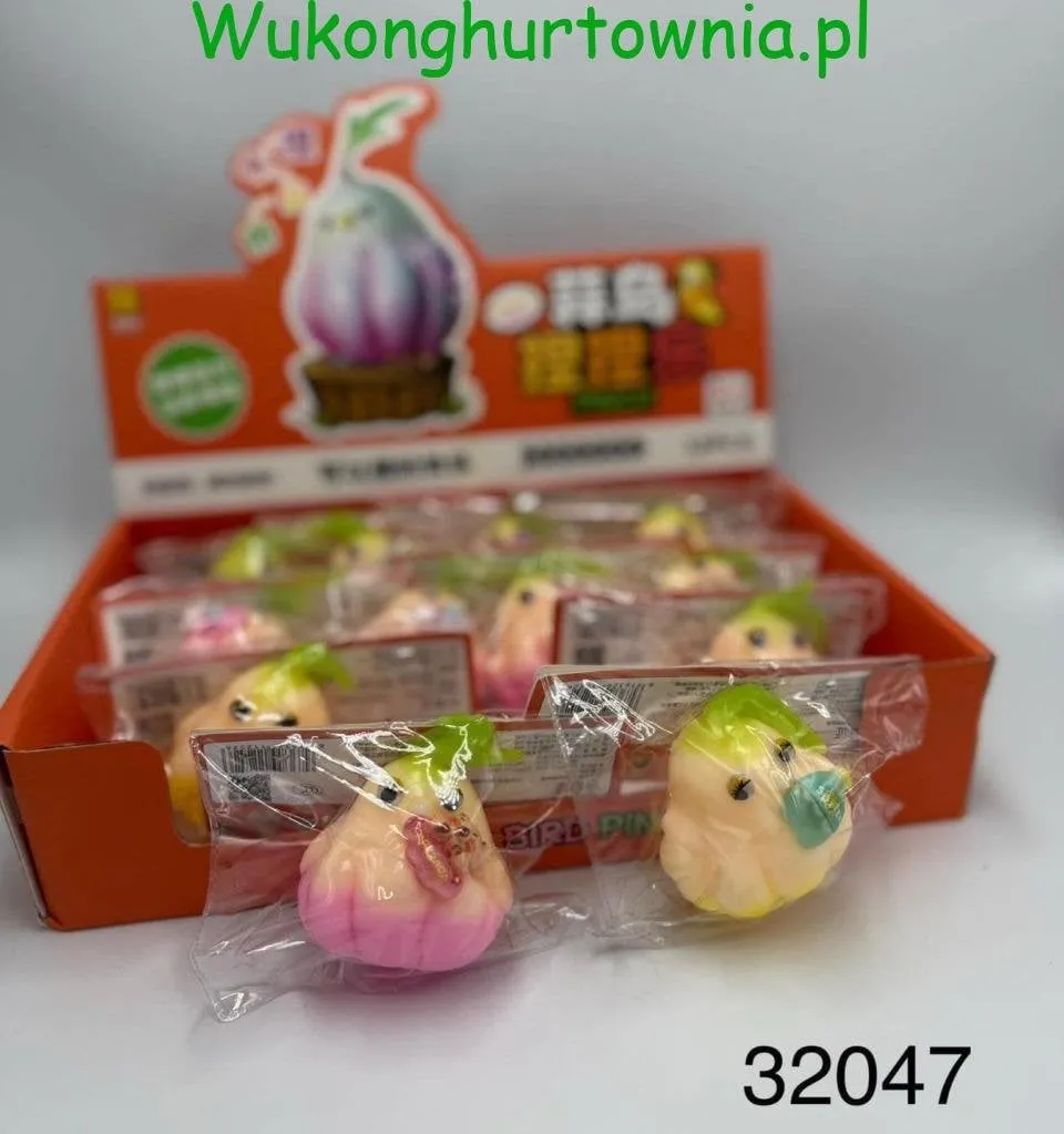 Zabawka Squeeze Toys Gniotek Ptak Cebulka 12 szt.