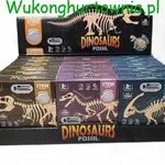 Zestaw Wykopaliska Dinozaury Dinosaurs Fossil 3D STEM, 18 szt.