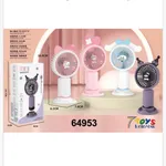 Mini Wiatrak Elektryczny USB 16.4cm Postacie Mix 12szt