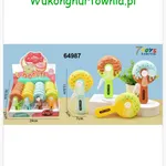 Mini Wiatrak Ręczny Donuts 13,5cm Manualny - 24 szt.
