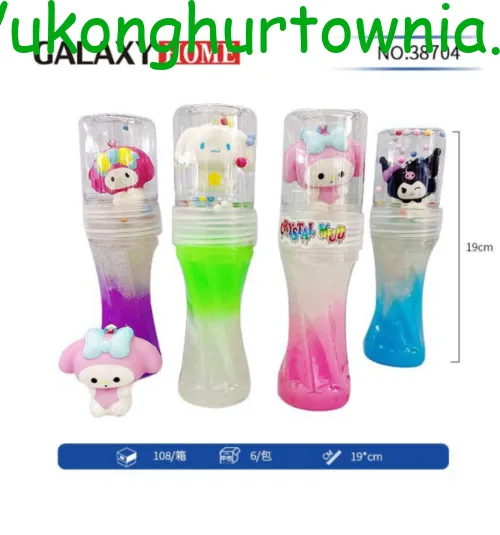 Zabawka Slime Crystal Mud 19cm z Figurką Postaci - 12 szt.