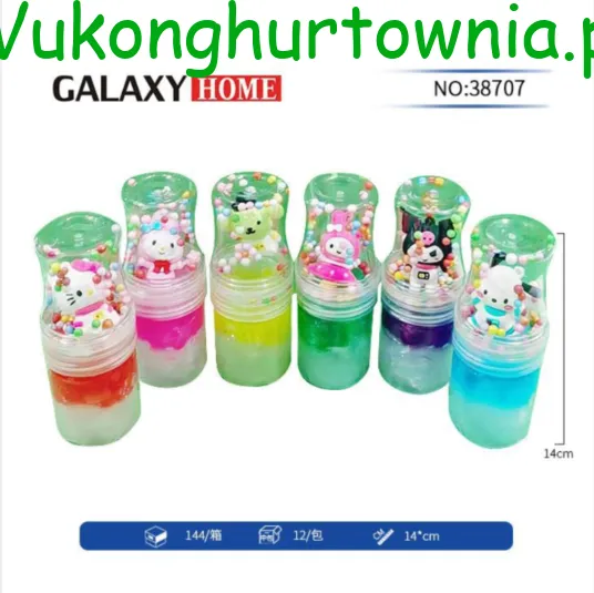 Zabawka Slime Hello Kitty i Przyjaciele 14cm z Figurką, 12 szt.