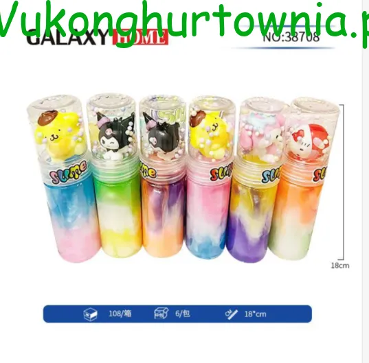 Zabawka Slime Sanrio z figurką w tubie 18cm, 12 szt.