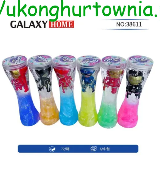 Zabawka Crystal Mud Galaxy Home z figurką superbohatera, 12 szt.