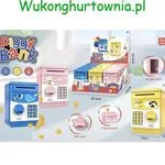 Skarbonka Sejf Elektroniczna Piggy Bank 11cm Mix Kolorów 12szt