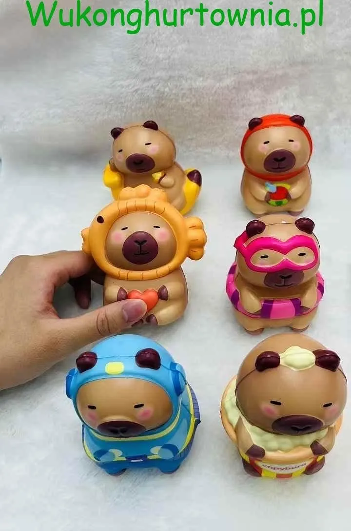 Zabawka Squeeze Toys Gniotek Kapibara Mix Wzorów 12 szt.